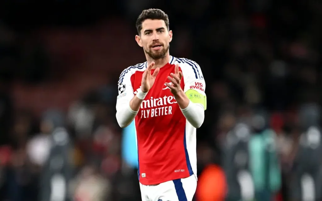 Jorginho tem aprovação de Abel para jogar no Palmeiras. Foto: Divulgação/Arsenal