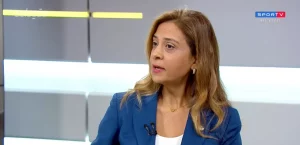 Leila Pereira. Foto: Reprodução/SporTV