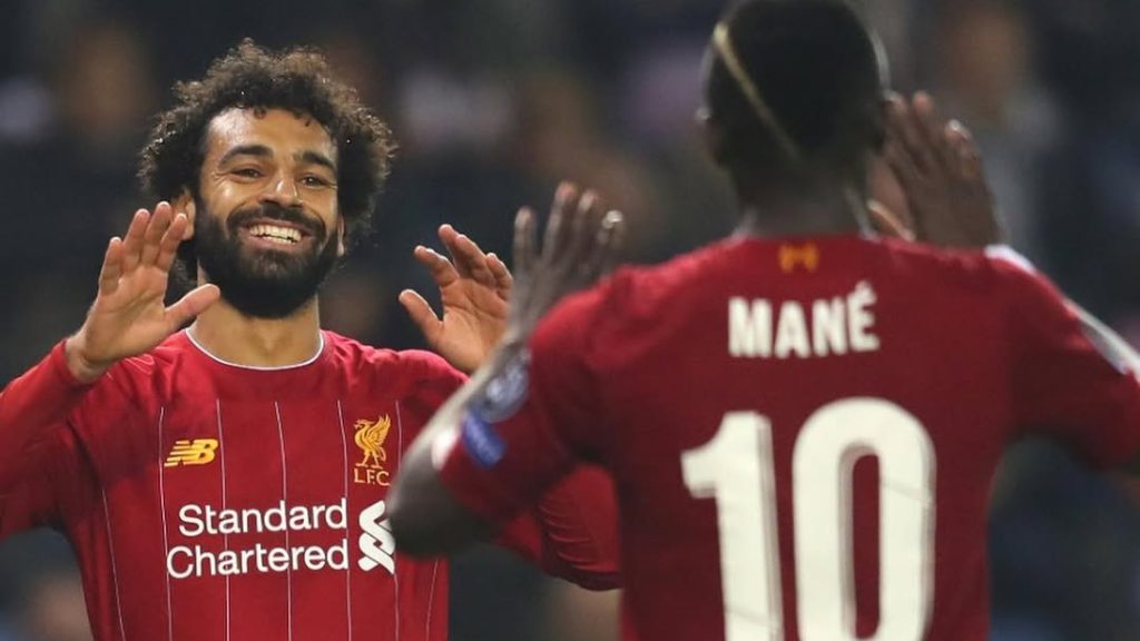 Salah em partida pelo Liverpool. Reprodução Instagram