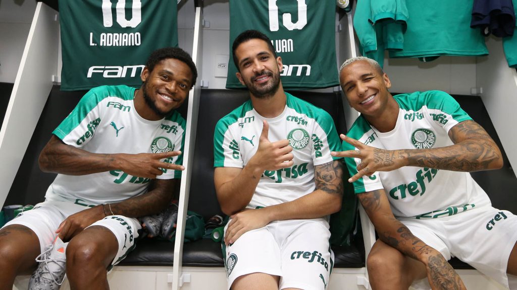 Elenco do Palmeiras. Foto: Cesar Greco