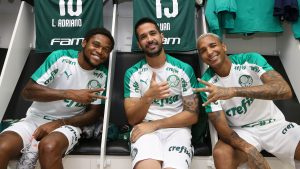Elenco do Palmeiras. Foto: Cesar Greco