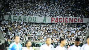 Torcida do Palestra. Reprodução X