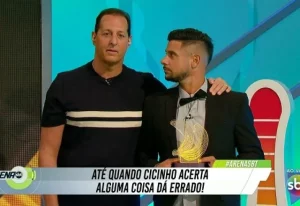 Cicinho. Foto: Reprodução/SBT