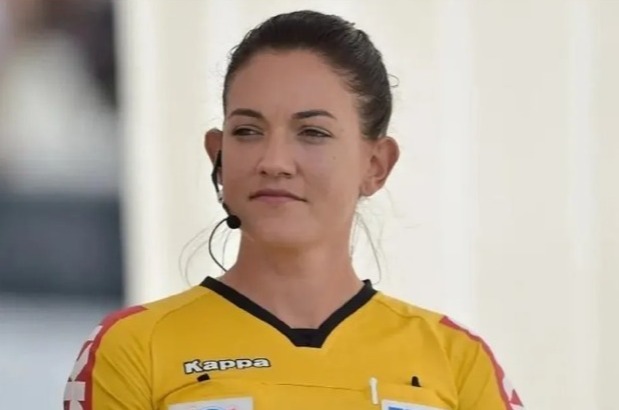 Árbitra Daiane Muniz. Reprodução