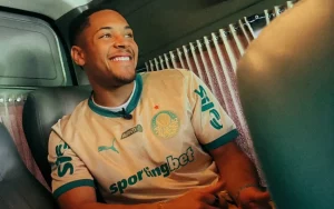 Vitor Roque. Foto: Reprodução/Palmeiras