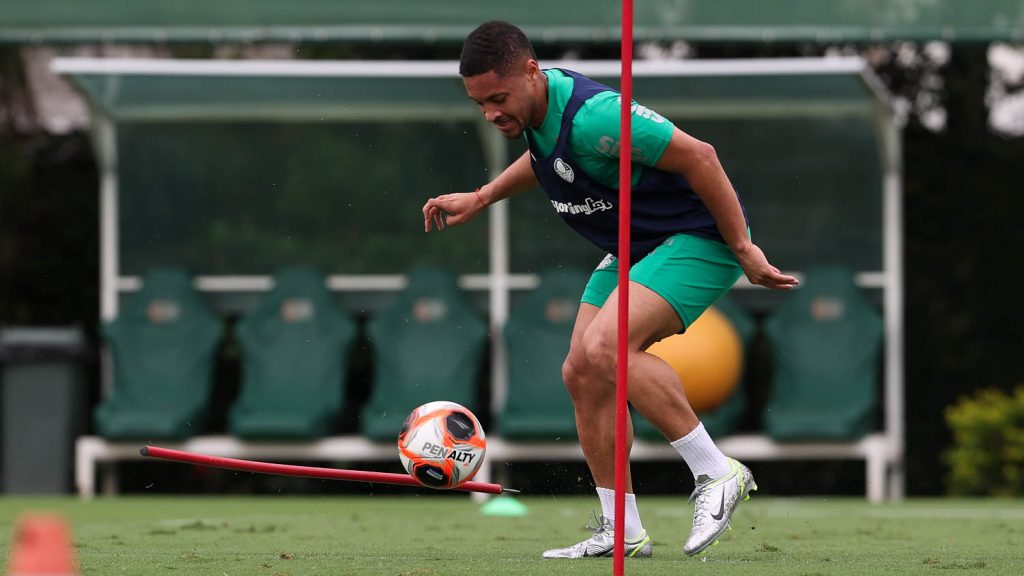 Vitor Roque. Foto: Cesar Greco/Palmeiras