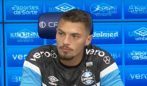 Gabriel Grando. Foto: Reprodução/Grêmio TV