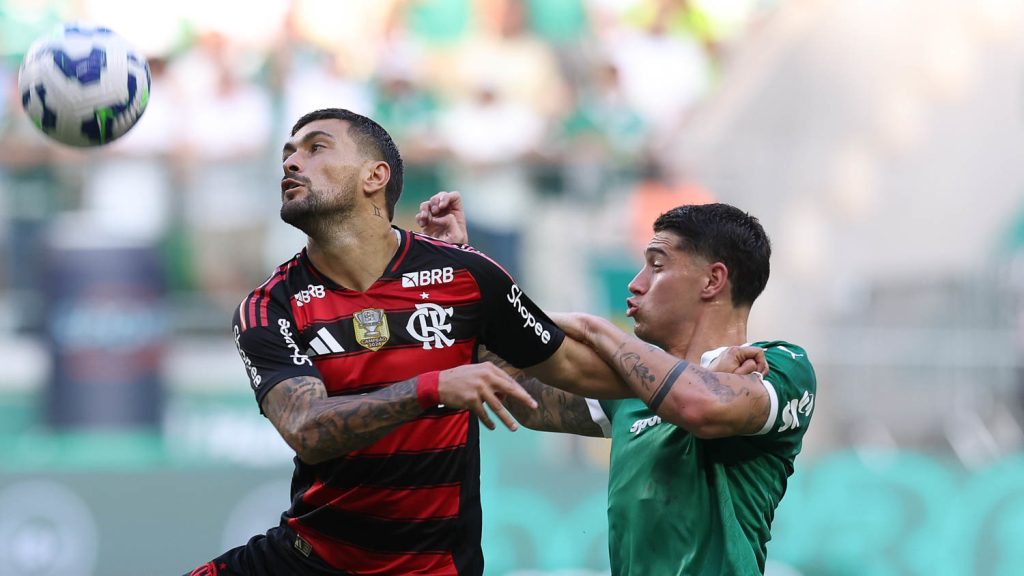 Palmeiras x Flamengo. Foto: Cesar Greco/Palmeiras