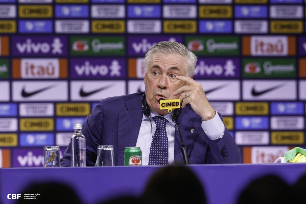 Carlo Ancelotti. Foto: @rafaelribeirorio l CBF