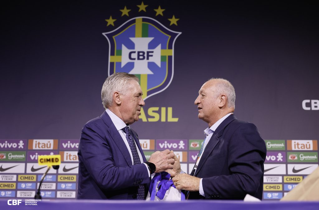 Carlo Ancelotti. Foto: @rafaelribeirorio l CBF - Notícias do Palmeiras