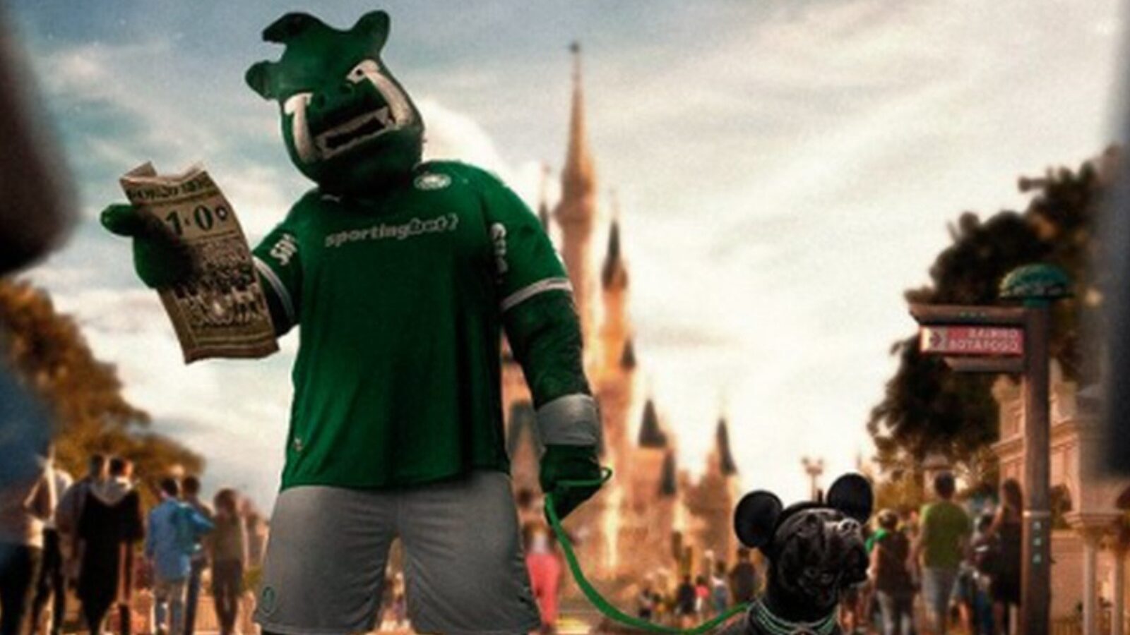 Palmeiras cutuca Botafogo após vitória e provoca com foto na Disney