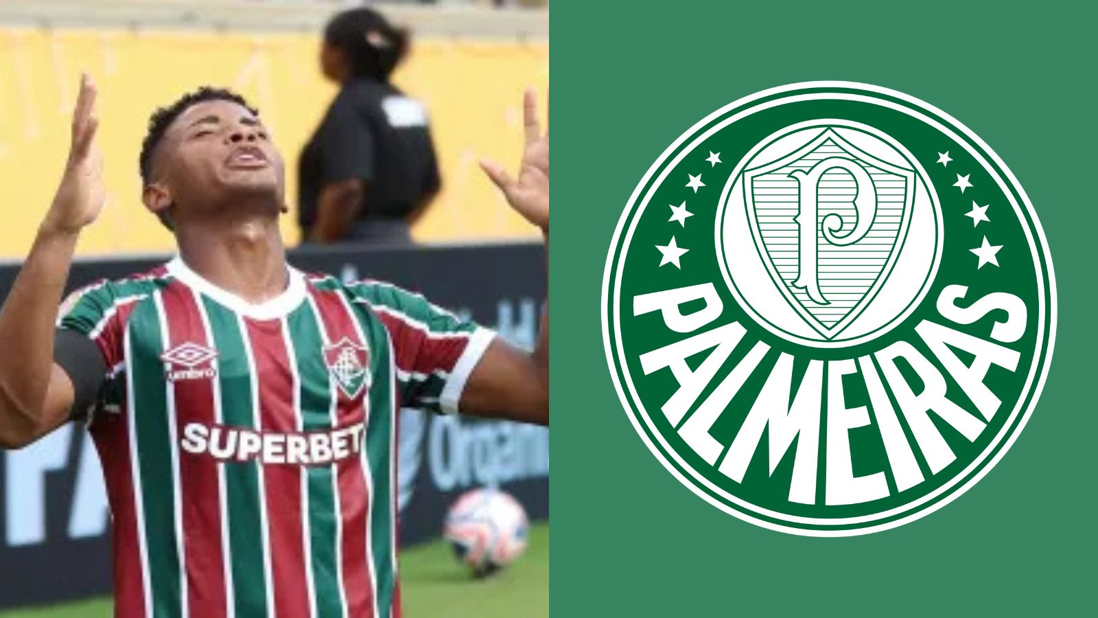 Setorista do Fluminense sobre apoio da torcida do Palmeiras: 