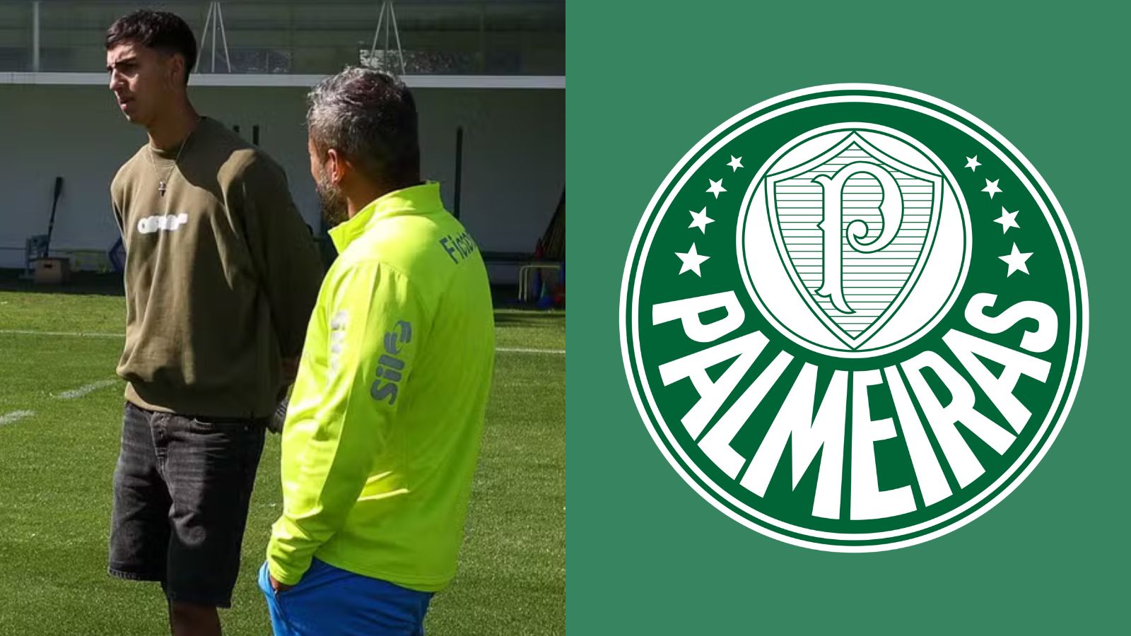 Treino do Palmeiras tem visita inesperada e mudança no time