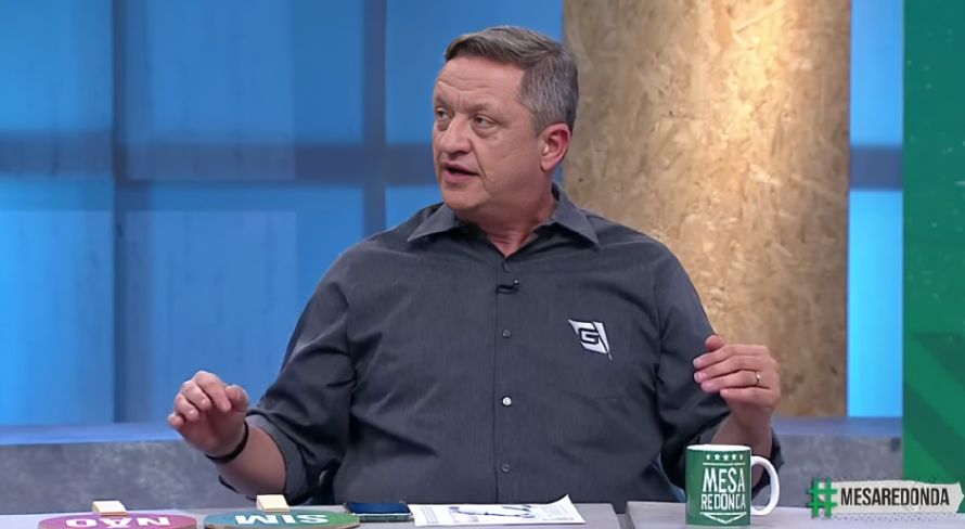 Foto: Reprodução TV Gazeta - Alex é torcedor fanático do Palmeiras