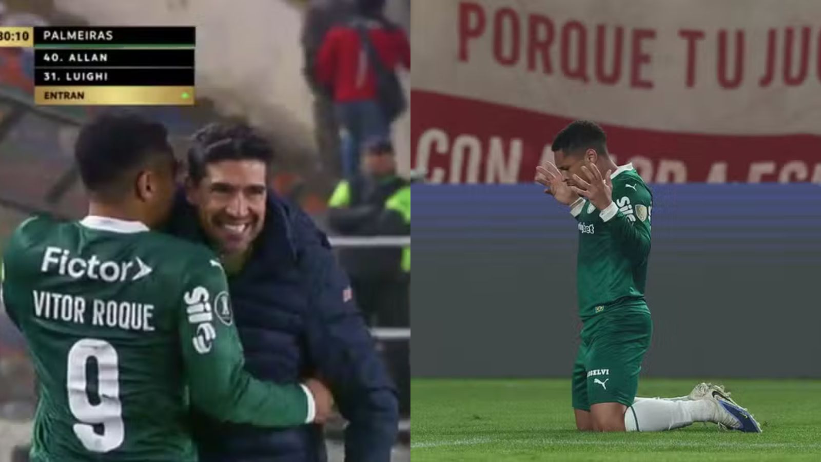 Notícias Palmeiras: Moral com o chefe! Roque brilha ao lado de Lopez e Abel comemora; veja