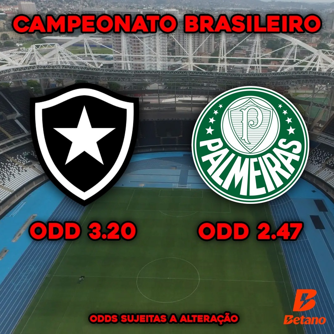 Prognóstico - Botafogo x Palmeiras - Série A 2025