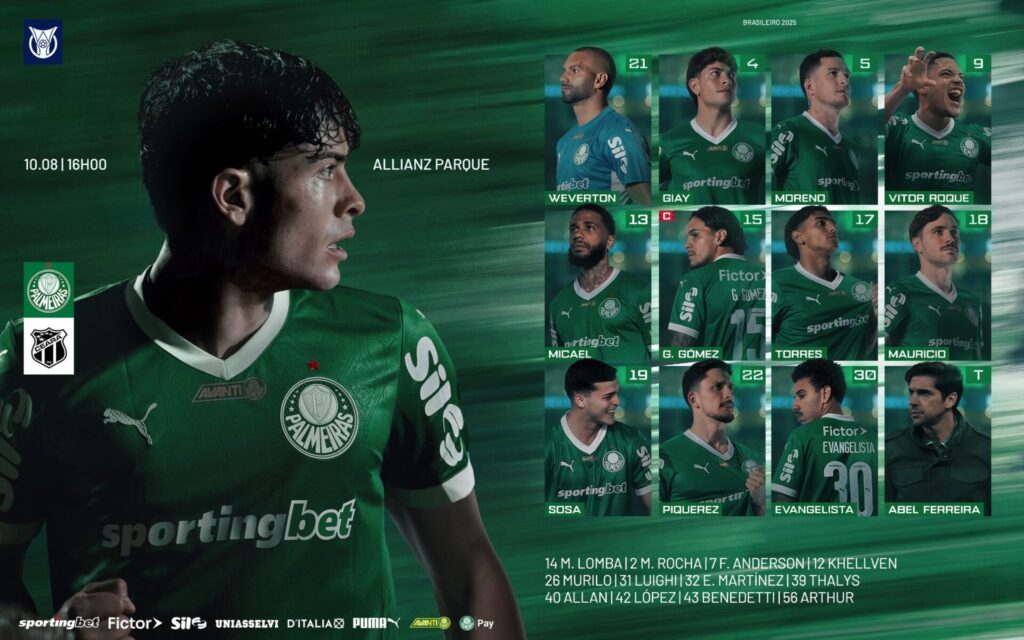 Escalação Palmeiras 