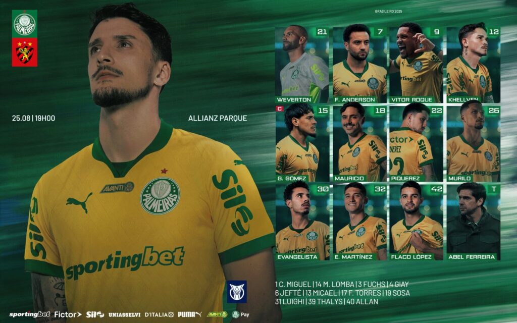 escalação Palmeiras