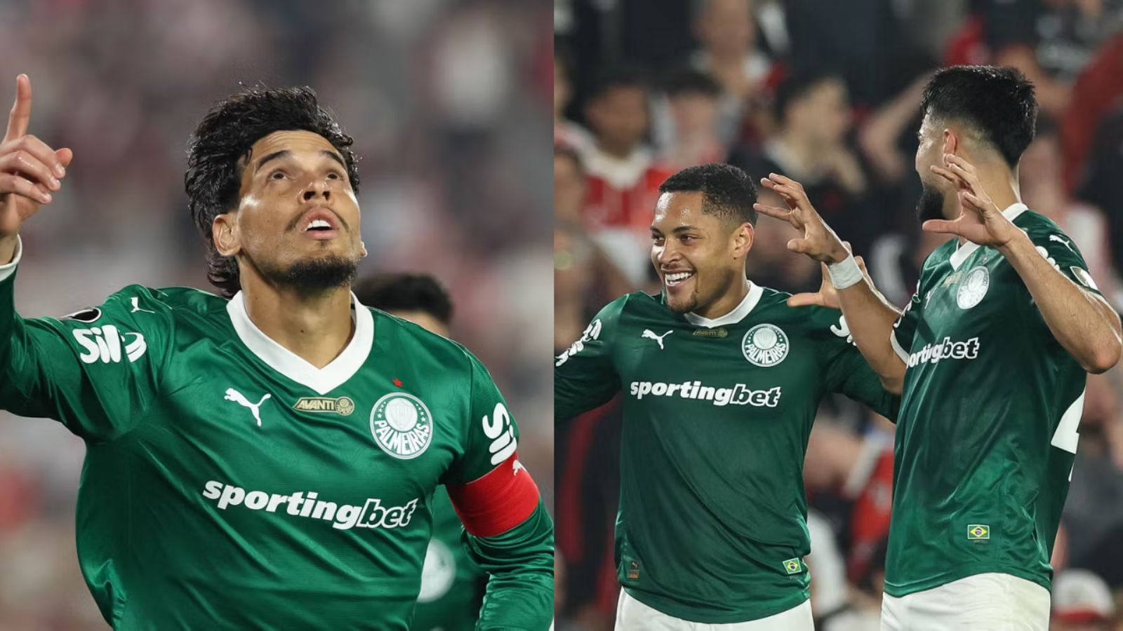 1º tempo absurdo e 2º tempo... Palmeiras vence o River fora e agora decide em casa