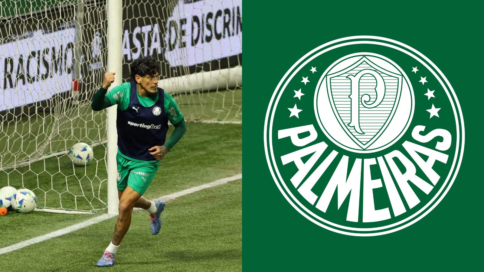 Será titular? Mesmo com olho roxo Gomez viaja com o Palmeiras para enfrentar o Bahia