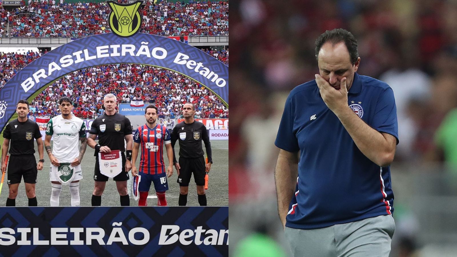 Fala agora Ceni! Próprio arbitro de Bahia x Palmeiras detonou gramado na sumula