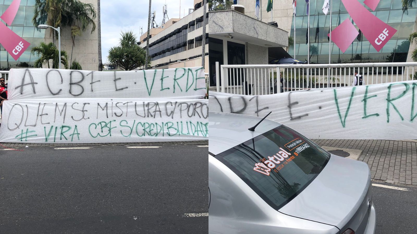 Clima esquenta antes de Flamengo x Palmeiras: torcedores fazem algo inédito no Rio