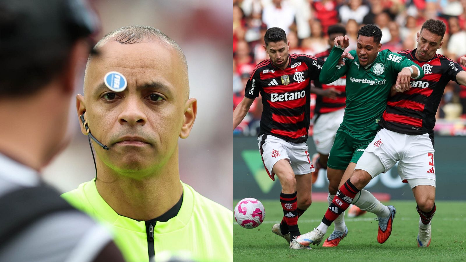 Com arbitragem desastrosa e erros individuais, Palmeiras perde para o Flamengo
