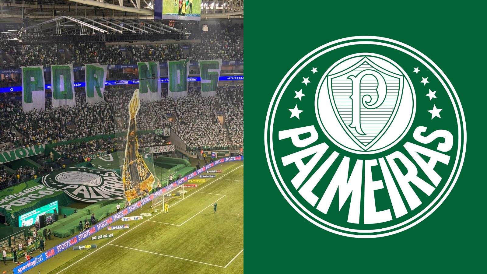 Com gol emocionante e homenagem a Padroeira do Brasil, Palmeiras goleia o Juventude