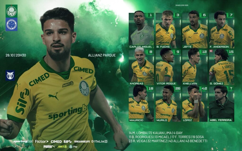 Redes Sociais - Palmeiras 