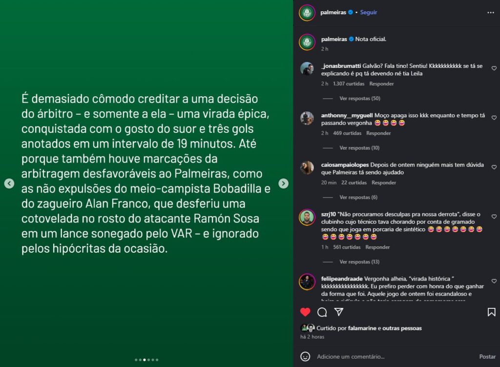 Foto: Redes Sociais - Palmeiras