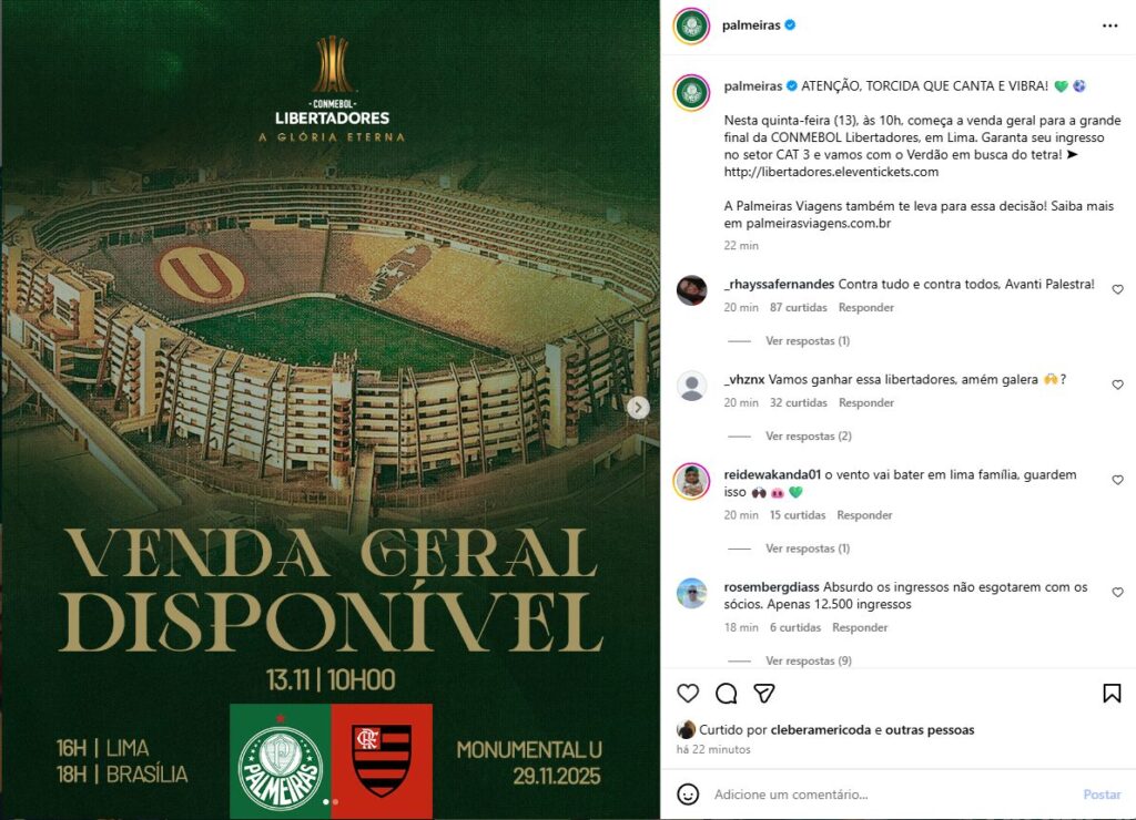 Foto: Redes Sociais Palmeiras