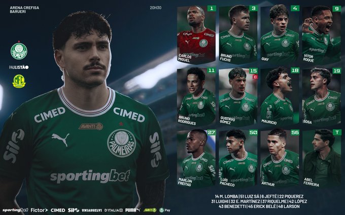 Foto: Redes Sociais Palmeiras