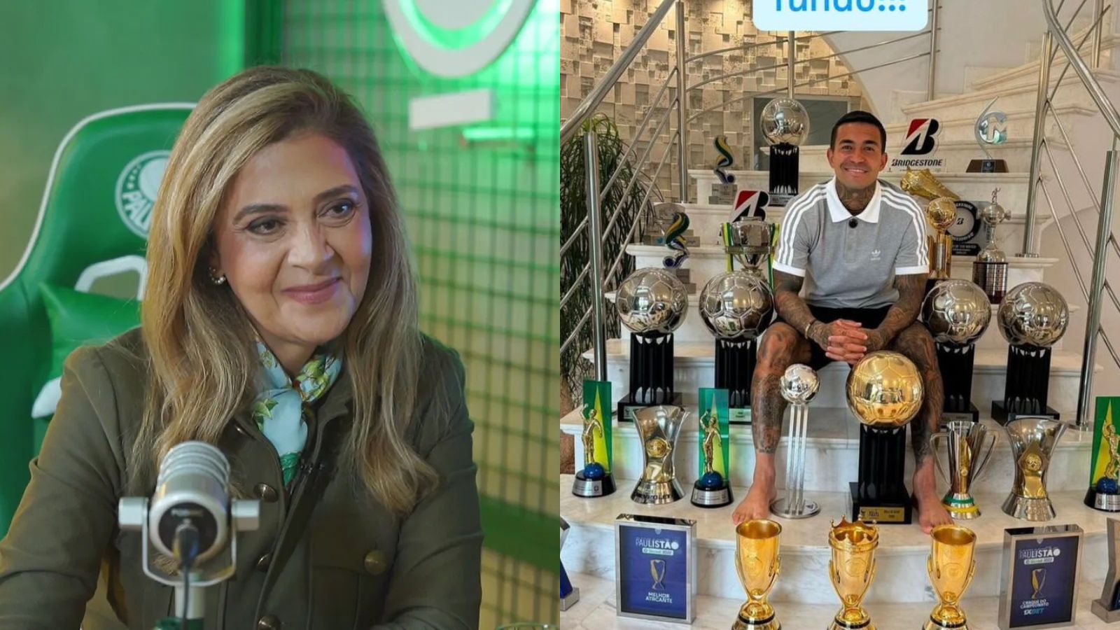Palmeiras: justiça toma decisão envolvendo Dudu e Leila Pereira após polêmica nas redes