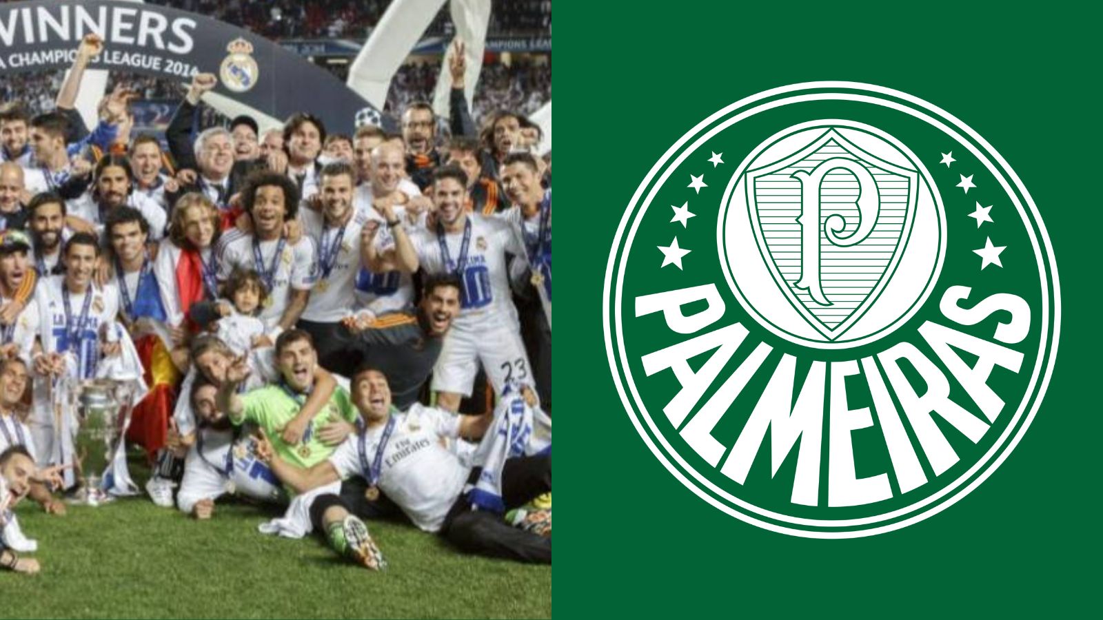 Ídolo do Real Madrid escolhe o Palmeiras como time favorito no Brasil